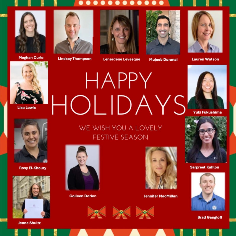 Happy Holidays from the Orthopaedic Division