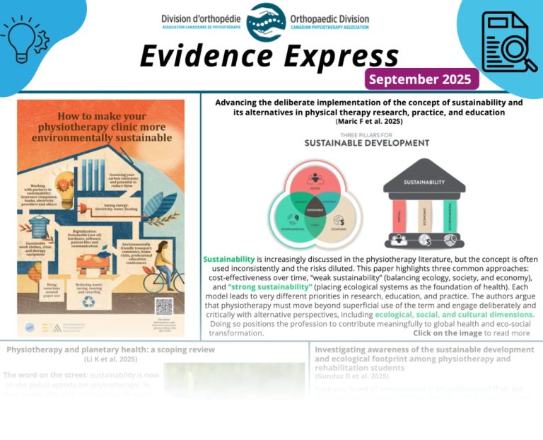 September Evidence Express - National Orthopaedic Division of the ...