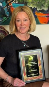 Hilary Reese - Carol Kennedy Award Winner